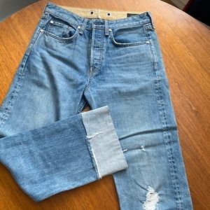 Rag & Bone Maya High-Rise Ankle Straight Jean Size 27
